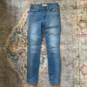 Madewell High Riser Skinny Jeans